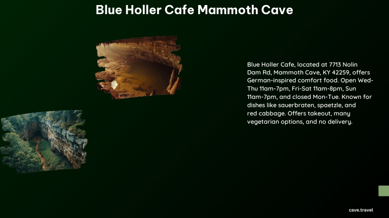 Blue Holler Cafe Mammoth Cave