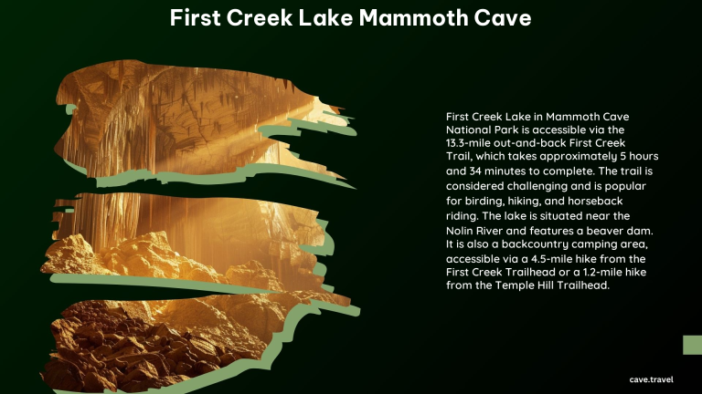 First Creek Lake Mammoth Cave