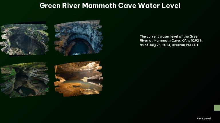 Green River Mammoth Cave Water Level