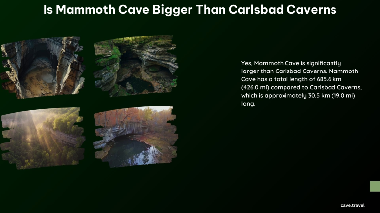 Is Mammoth Cave Bigger Than Carlsbad Caverns