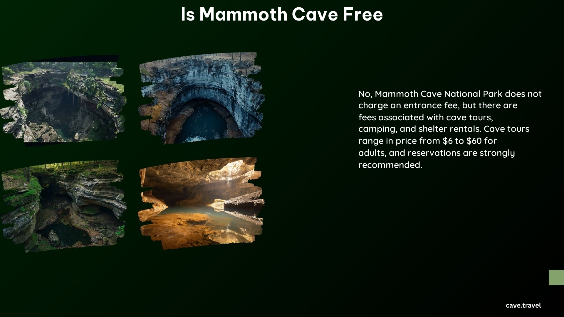 Is Mammoth Cave Free