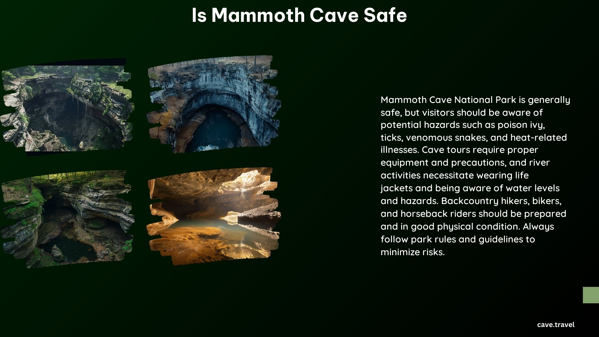 Is Mammoth Cave Safe