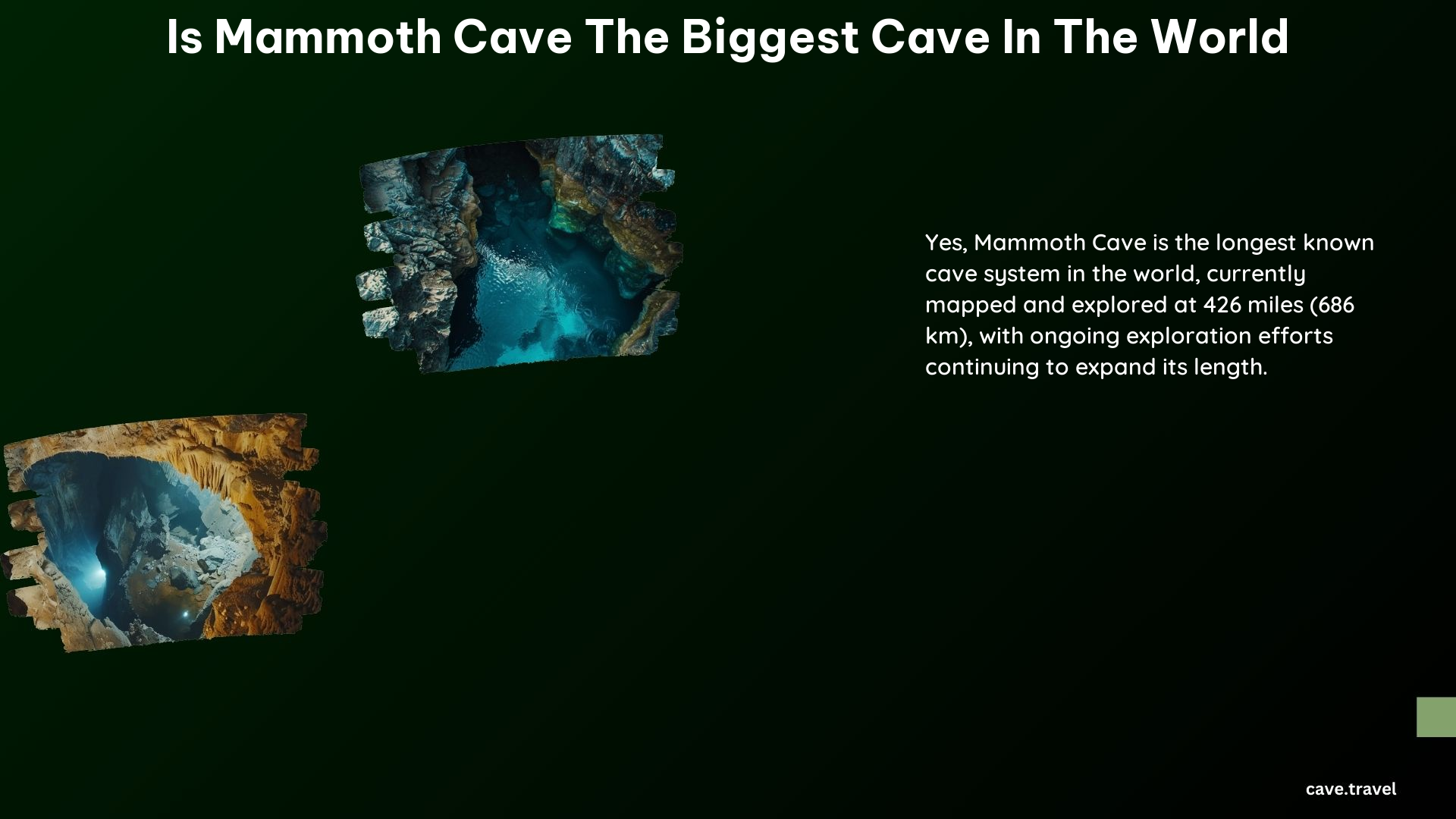 Is Mammoth Cave the Biggest Cave in the World