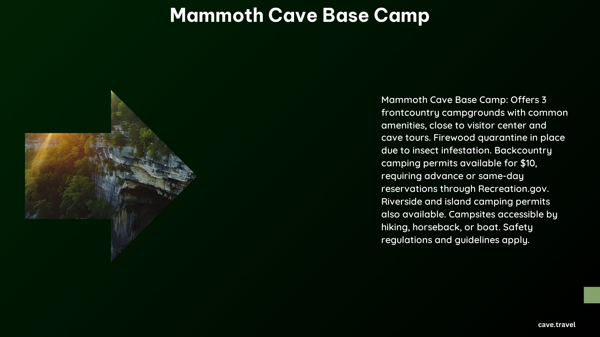 Mammoth Cave Base Camp