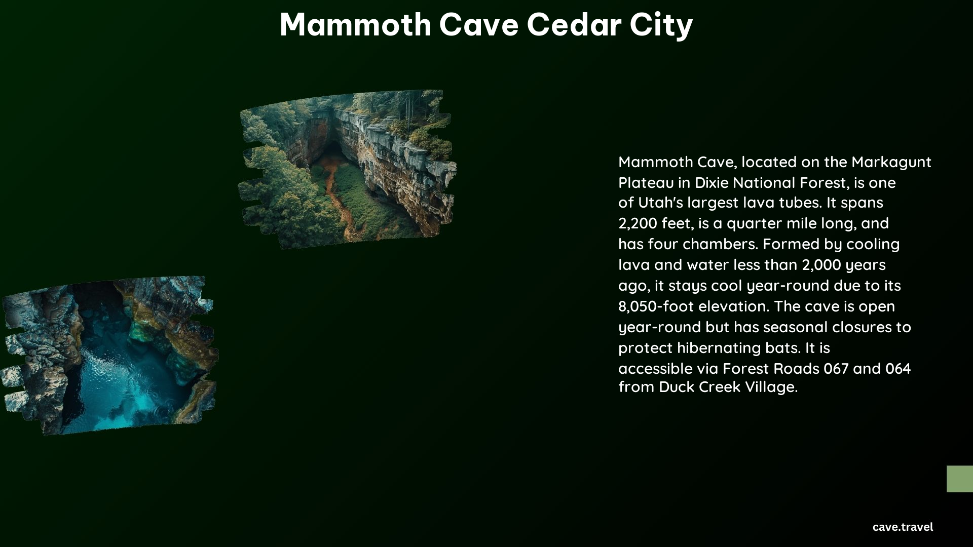 Mammoth Cave Cedar City