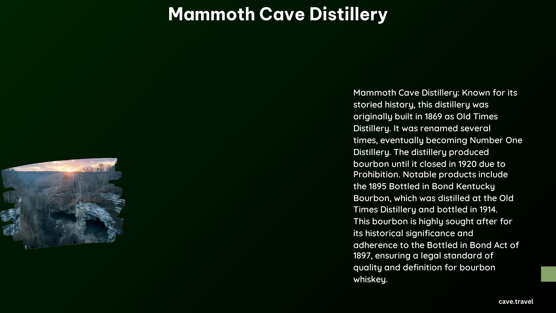 Mammoth Cave Distillery