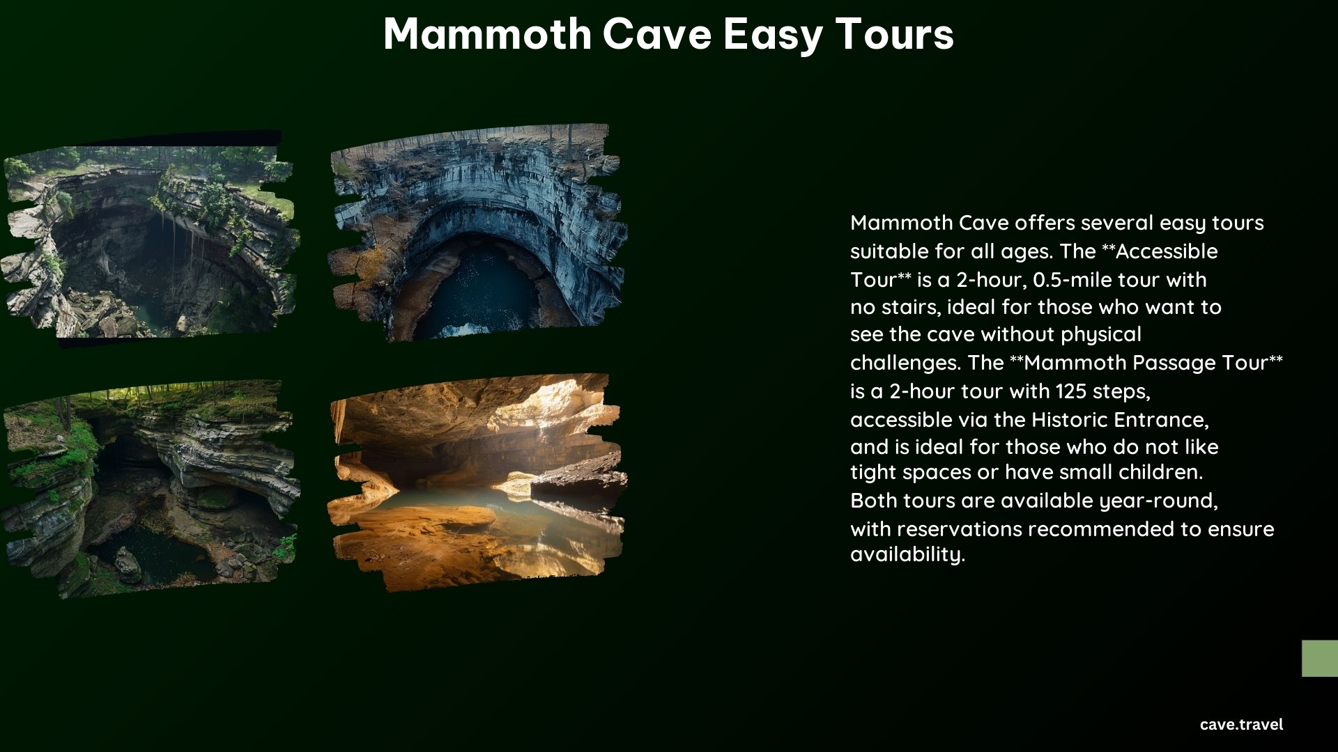 Mammoth Cave Easy Tours