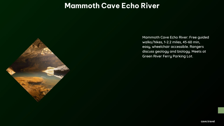 Mammoth Cave Echo River