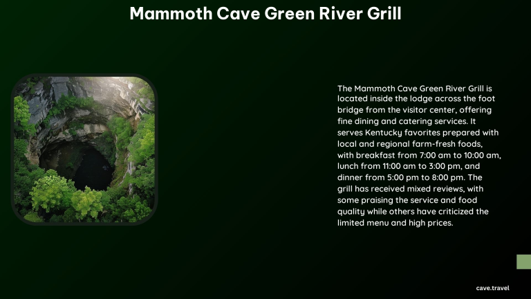 Mammoth Cave Green River Grill