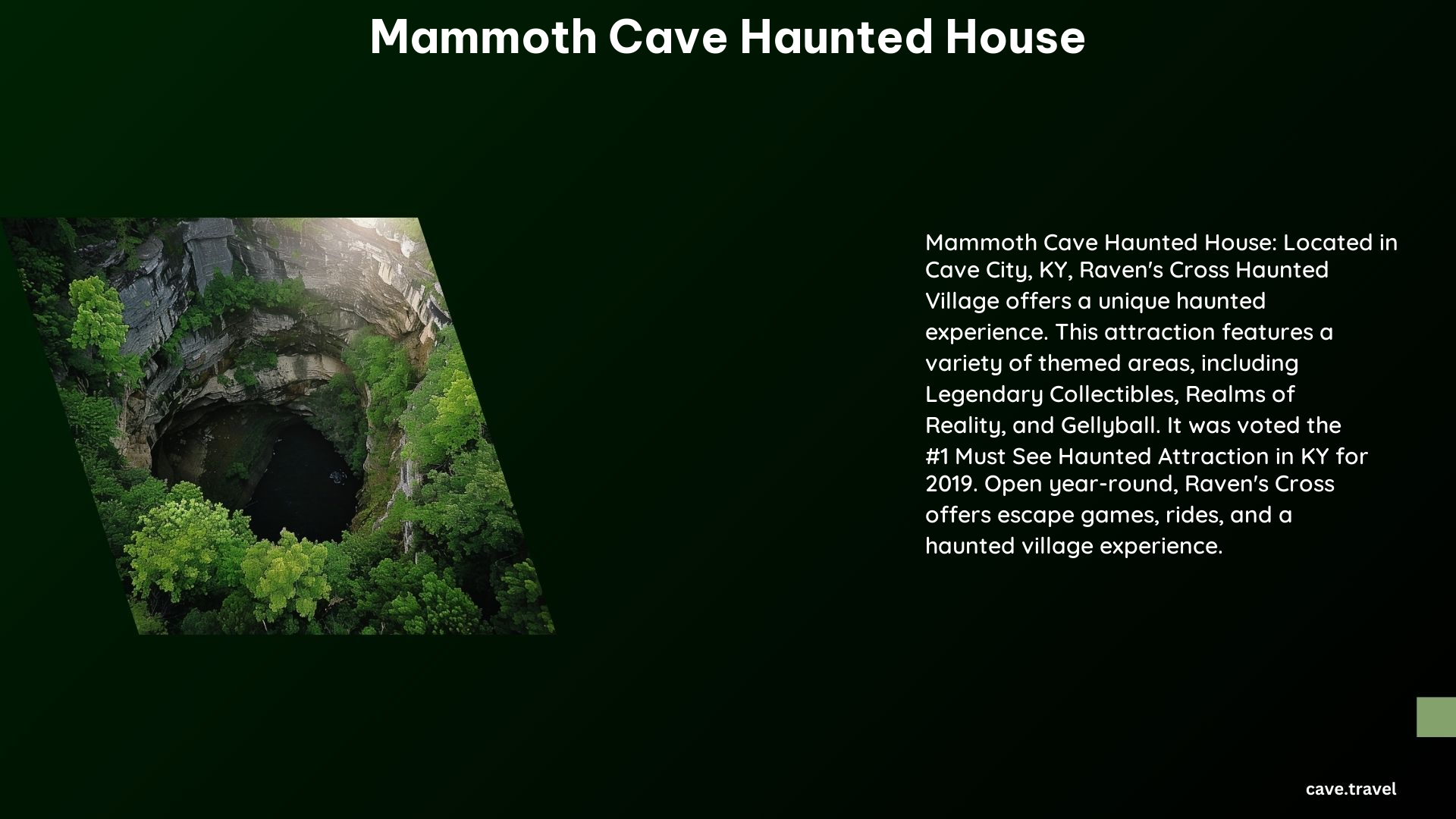 Mammoth Cave Haunted House