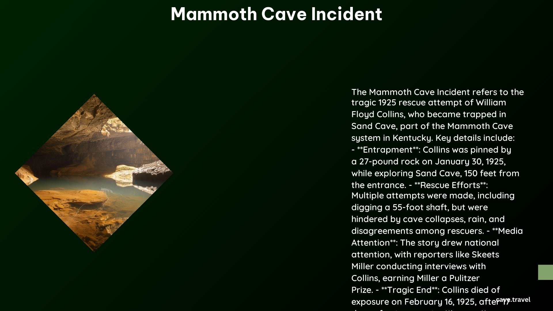 Mammoth Cave Incident