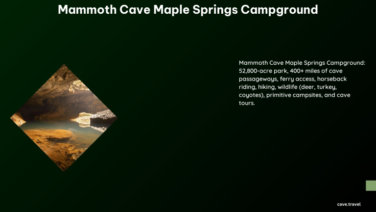 Mammoth Cave Maple Springs Campground