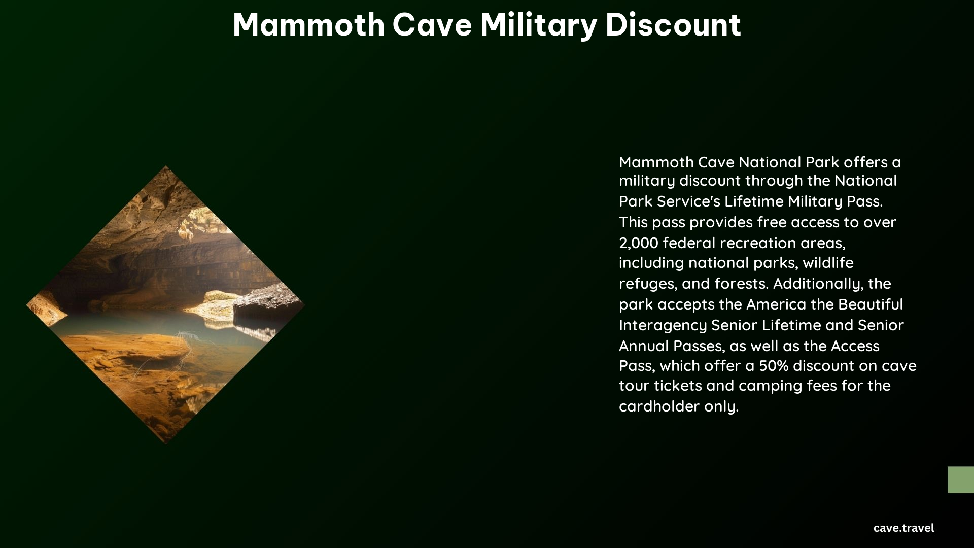 Mammoth Cave Military Discount