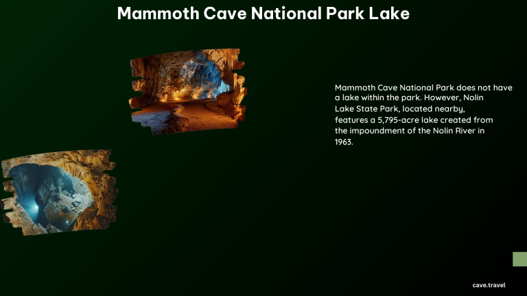 Mammoth Cave National Park Lake