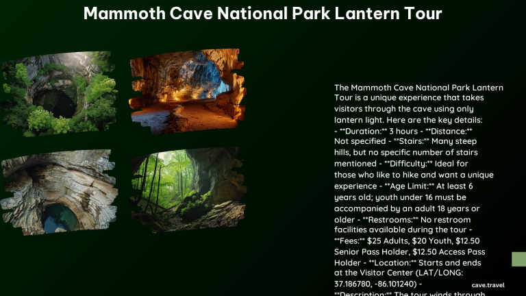 Mammoth Cave National Park Lantern Tour