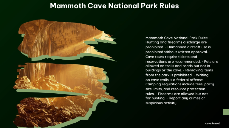 Mammoth Cave National Park Rules