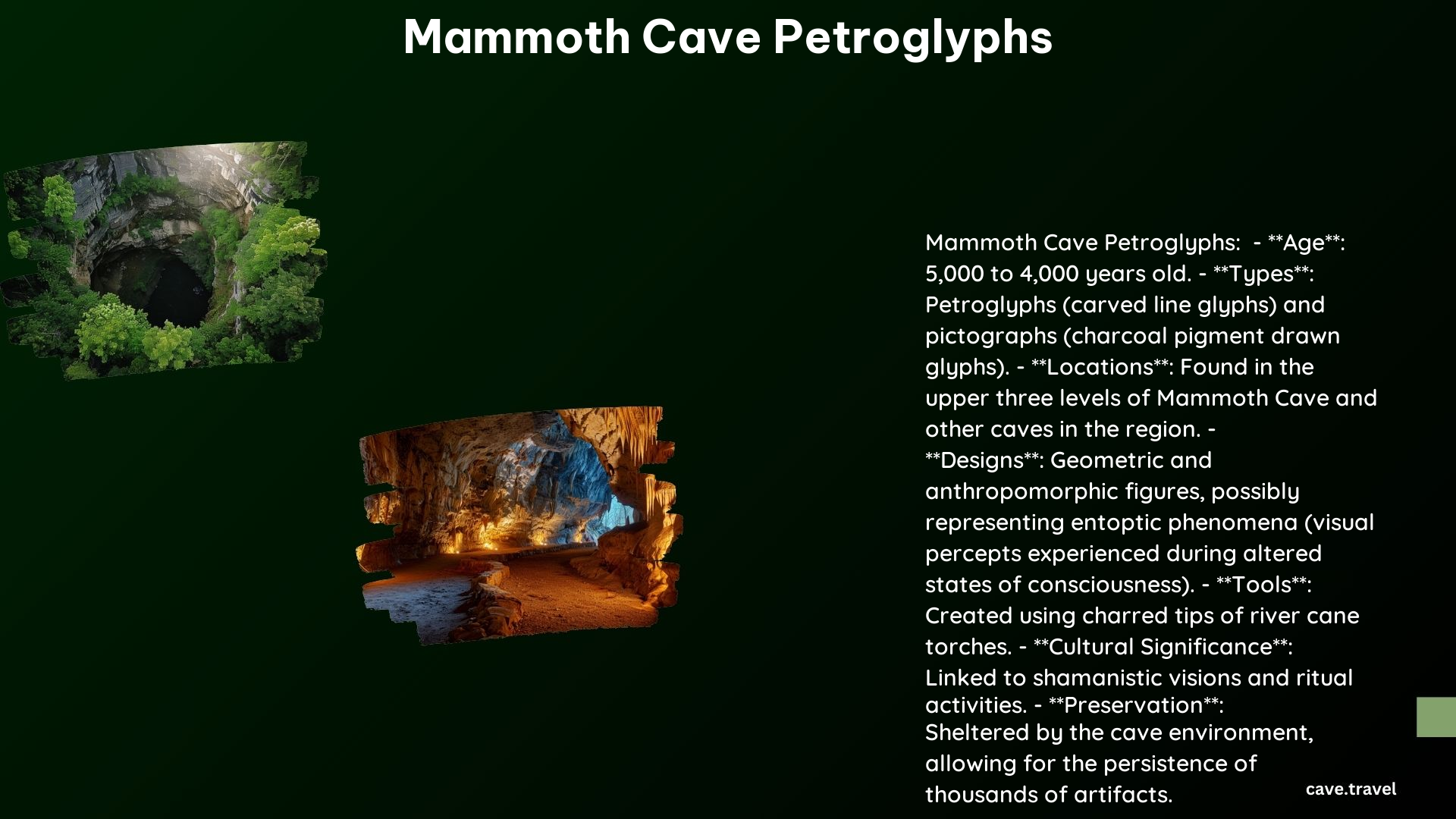 Mammoth Cave Petroglyphs