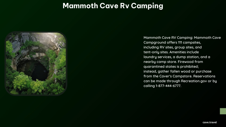 Mammoth Cave RV Camping