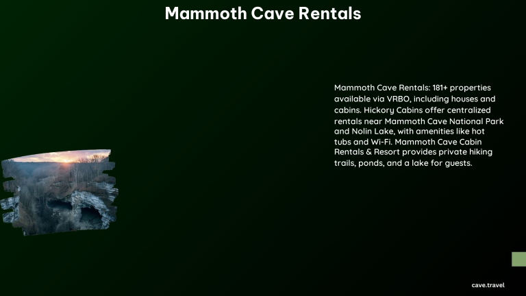 Mammoth Cave Rentals