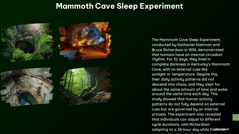 Mammoth Cave Sleep Experiment