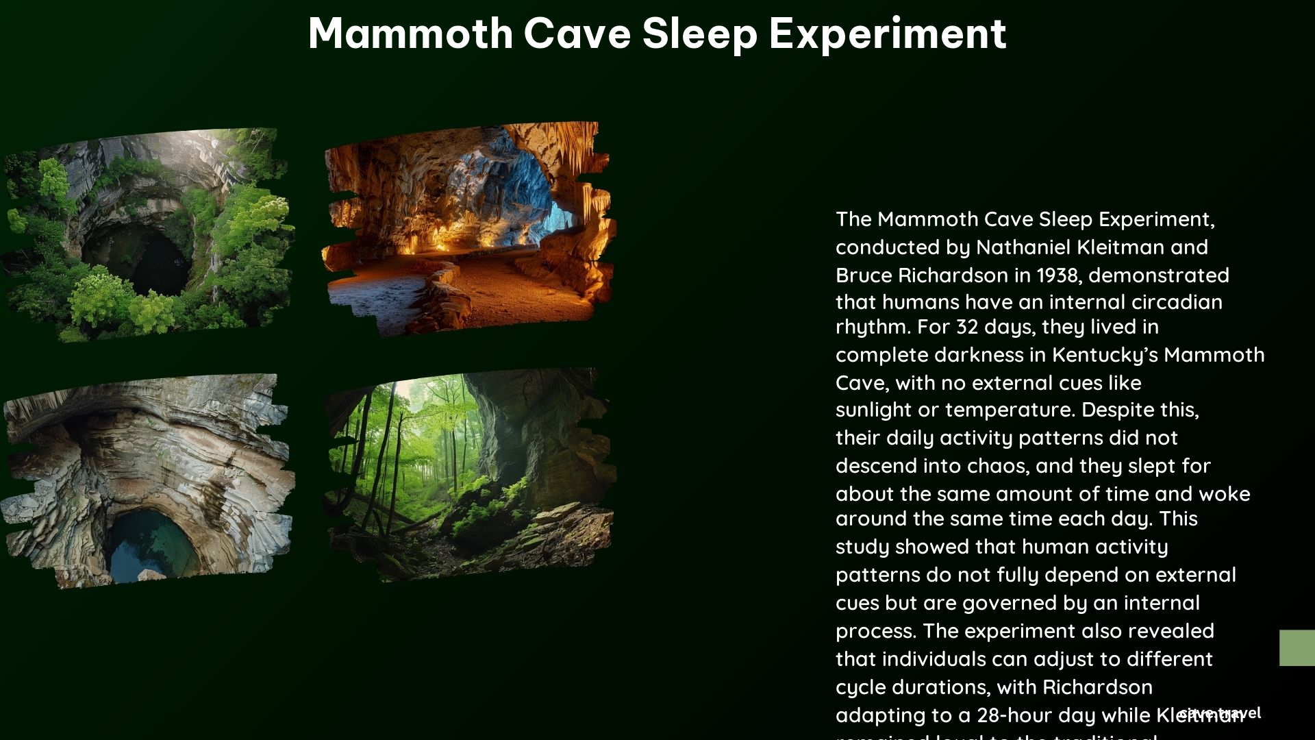 Mammoth Cave Sleep