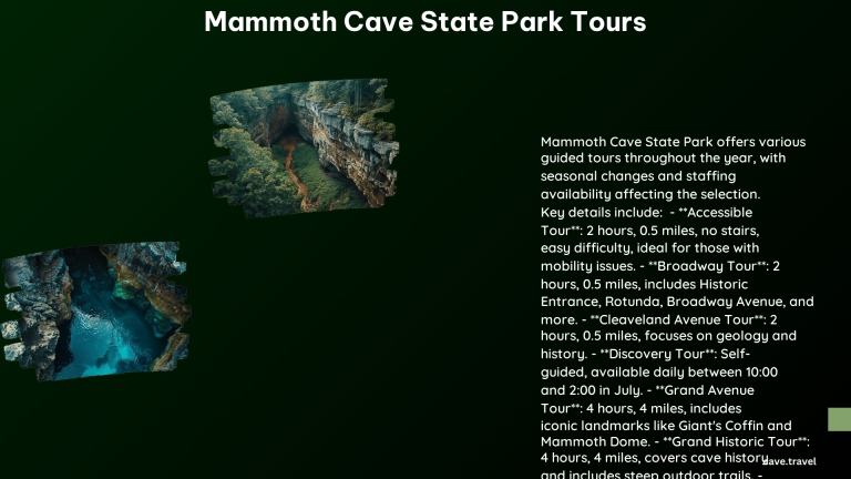 Mammoth Cave State Park Tours