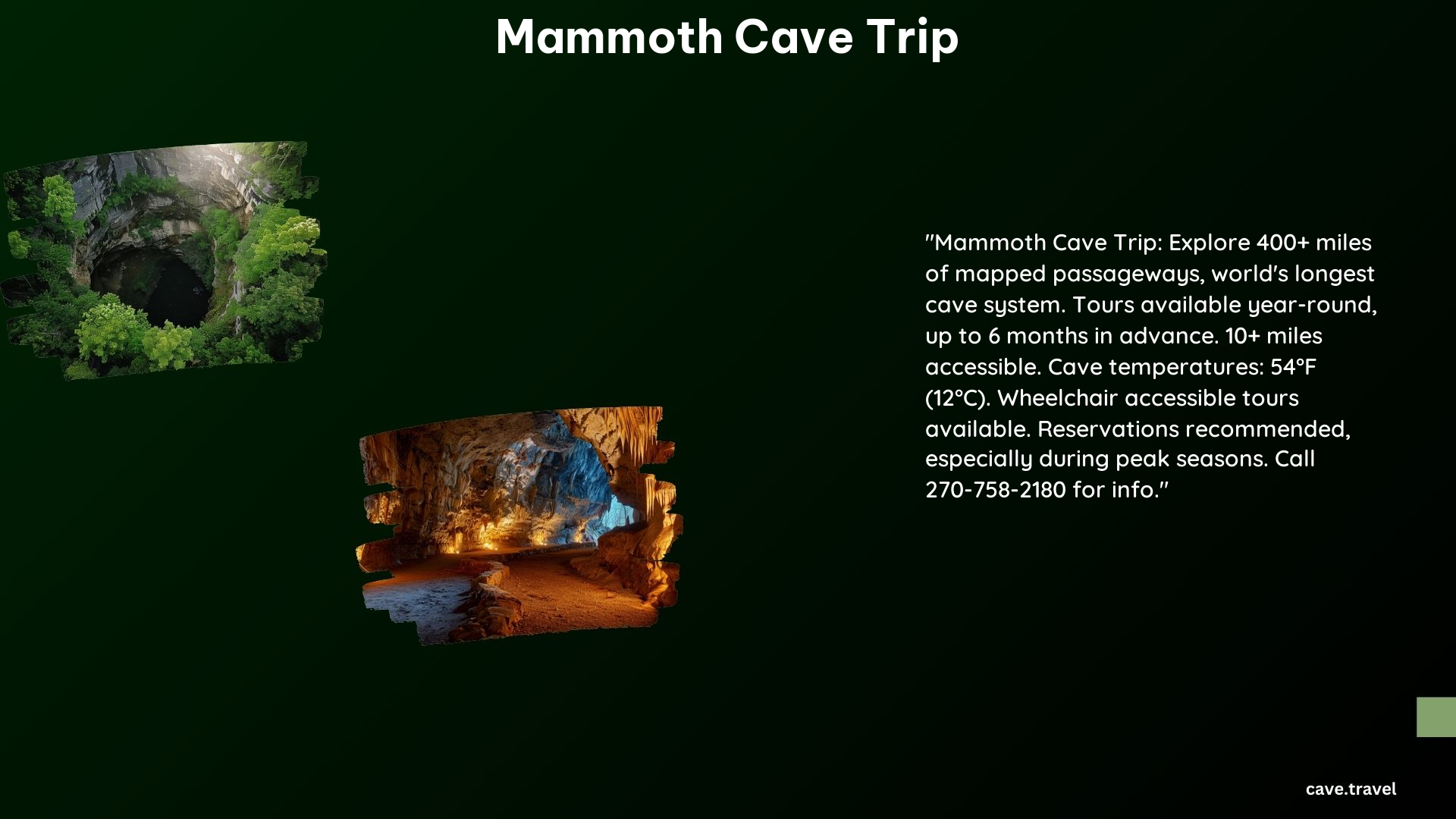 Mammoth Cave Trip