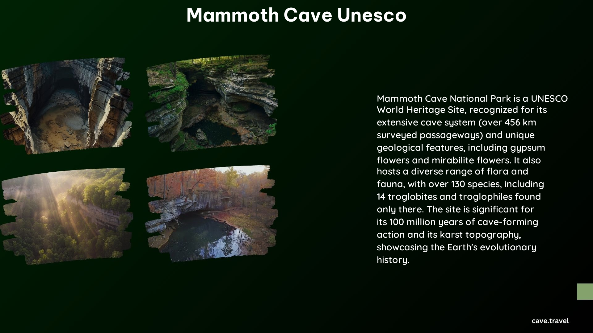 Mammoth Cave Unesco