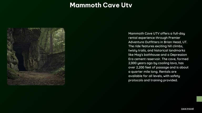 Mammoth Cave Utv