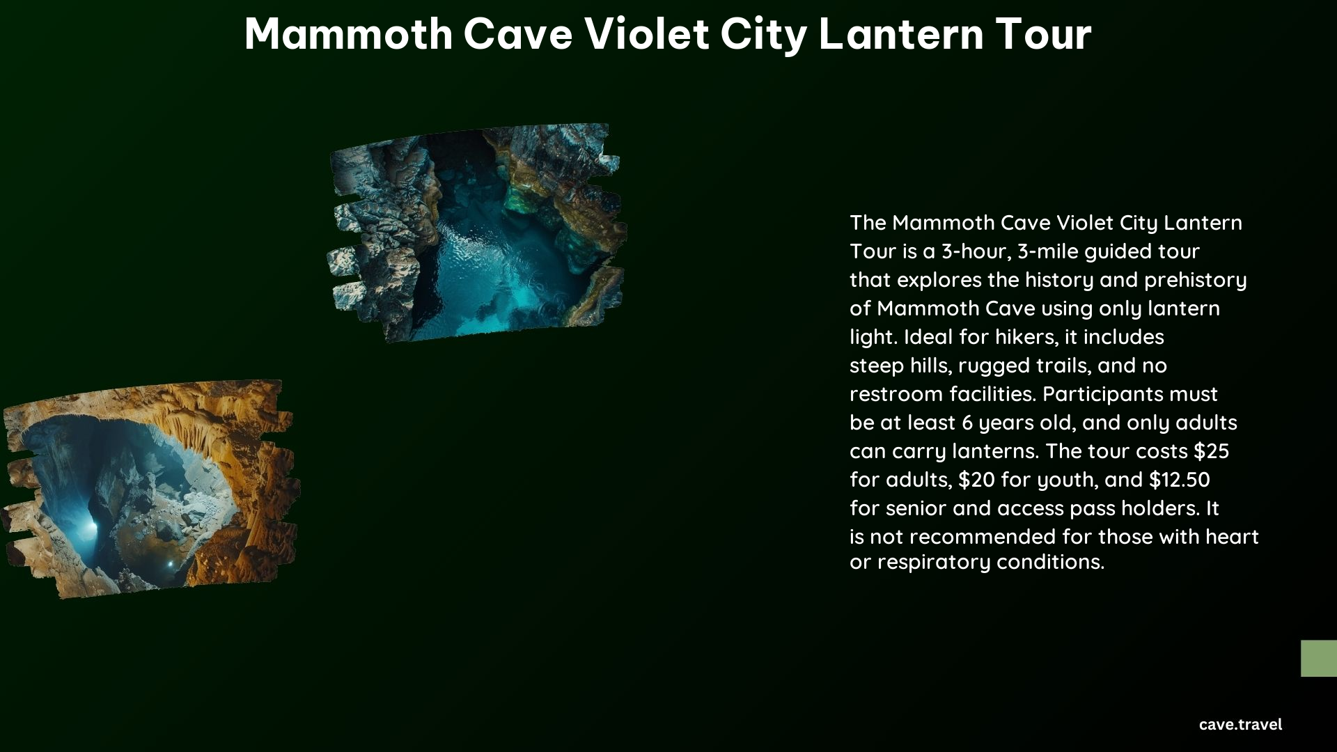 Mammoth Cave Violet City Lantern Tour