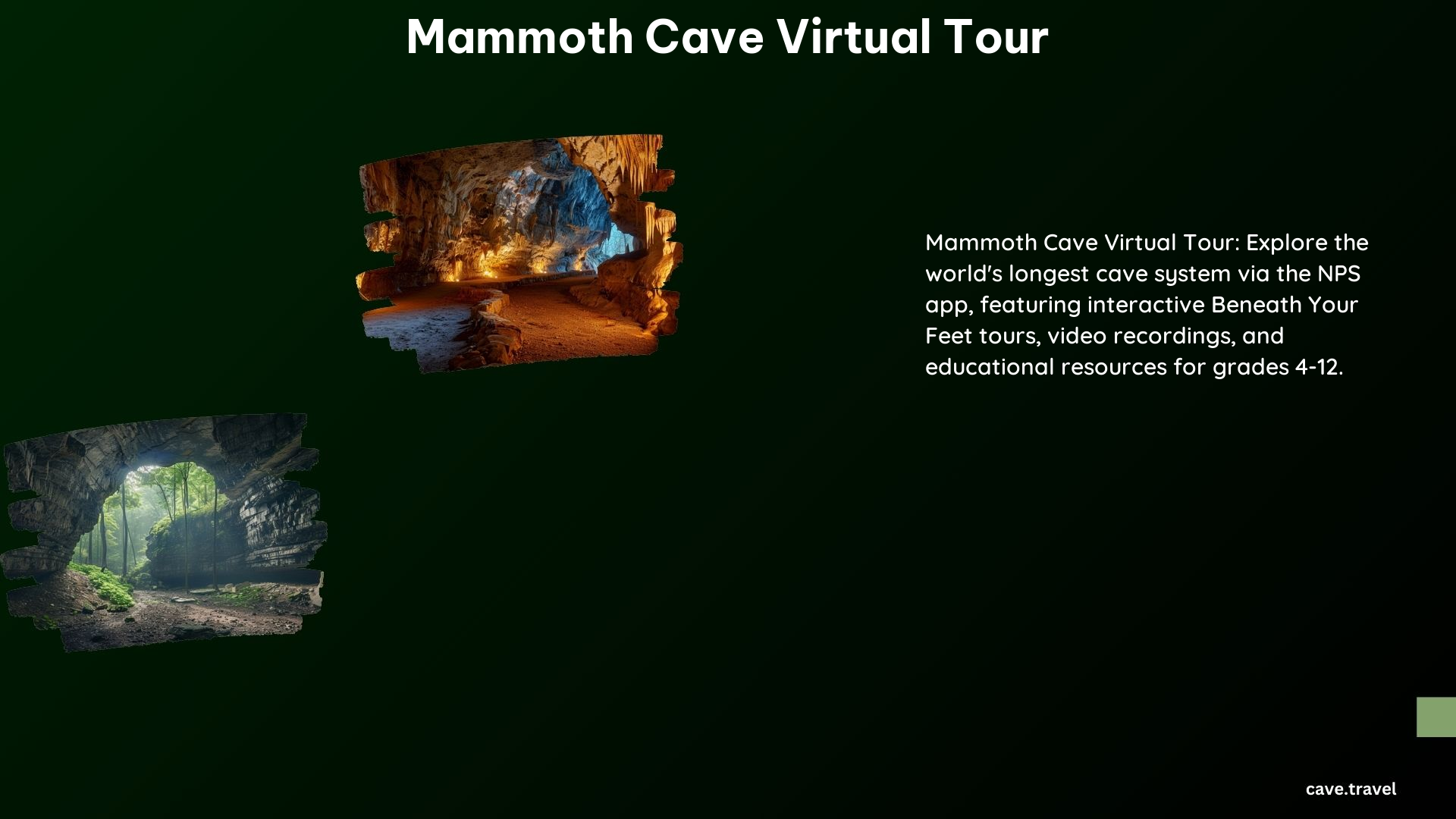 Mammoth Cave Virtual Tour