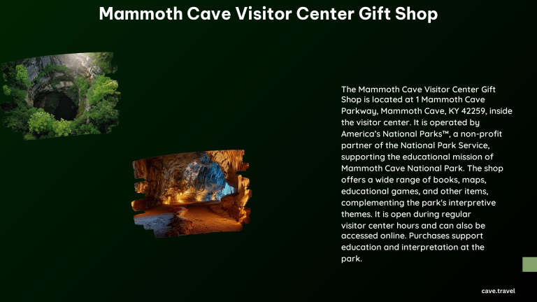 Mammoth Cave Visitor Center Gift Shop