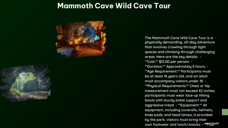 Mammoth Cave Wild Cave Tour