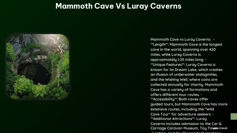 Mammoth Cave vs Luray Caverns