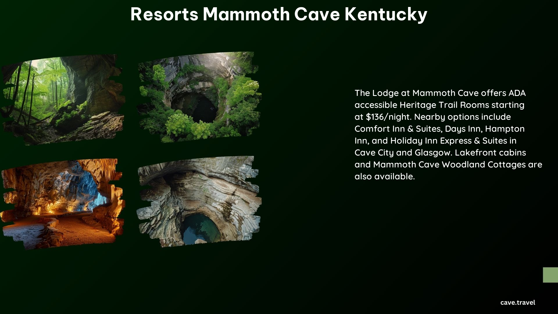 Resorts Mammoth Cave Kentucky