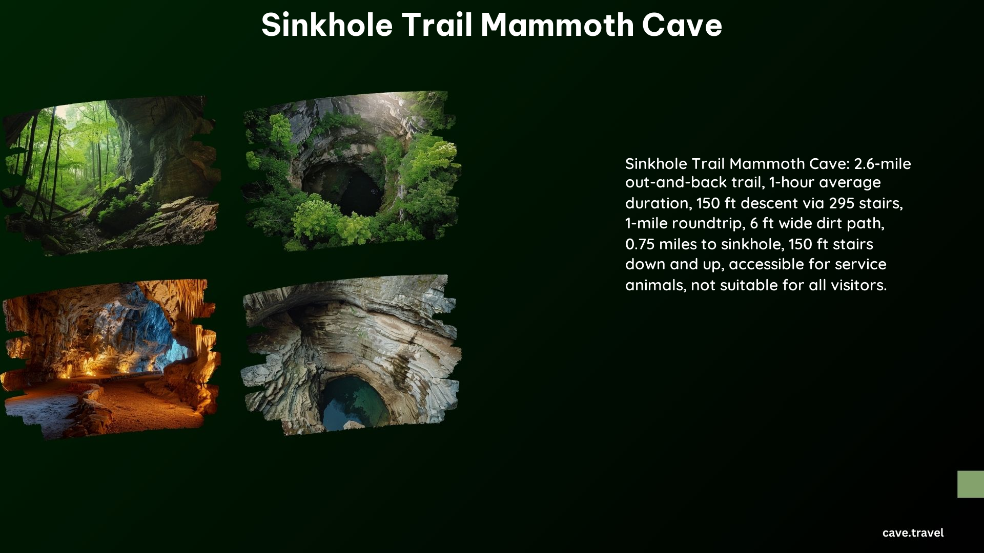 Sinkhole Trail Mammoth Cave