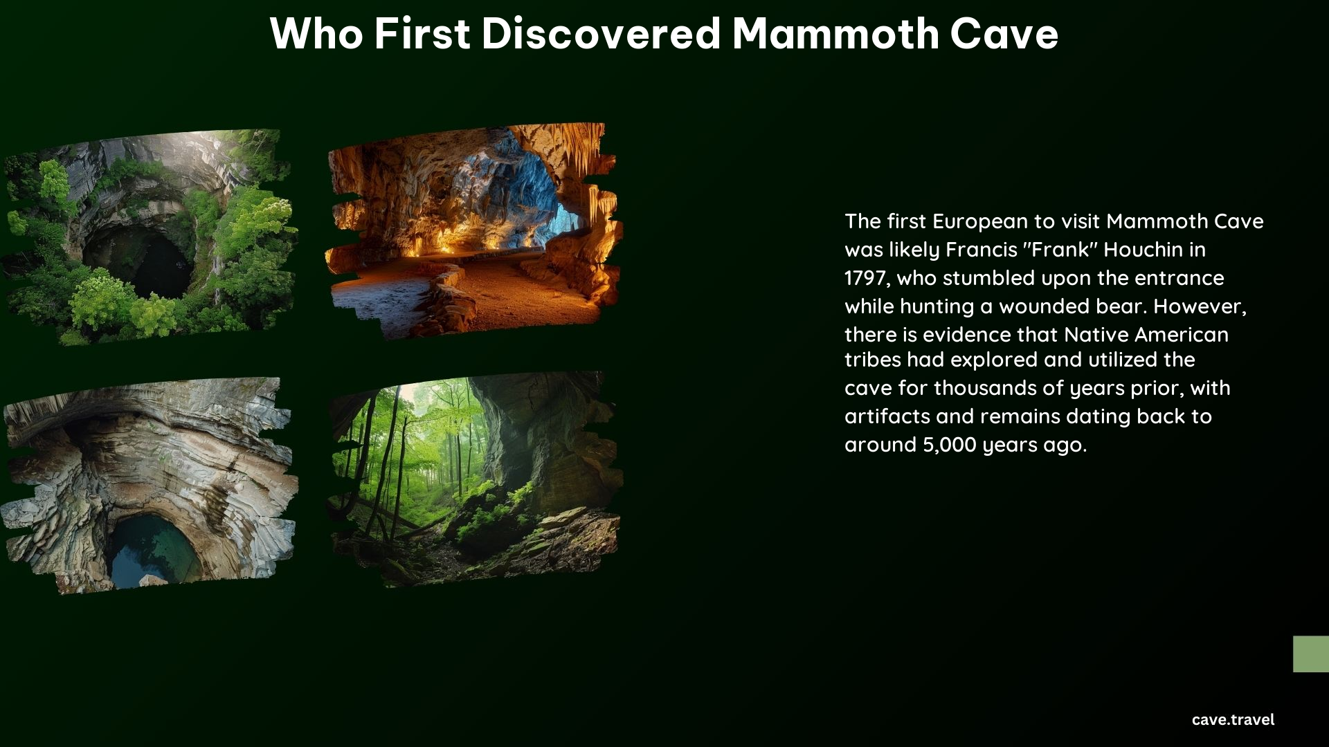 Who First Discovered Mammoth Cave