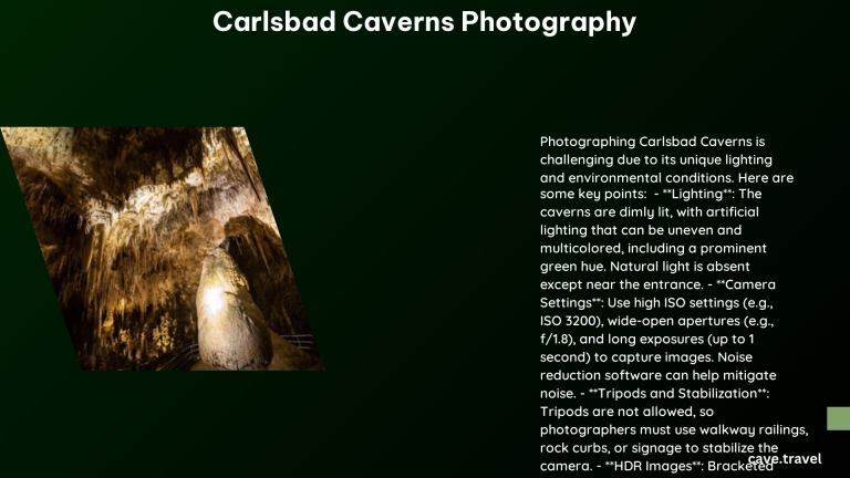 Carlsbad Caverns photography