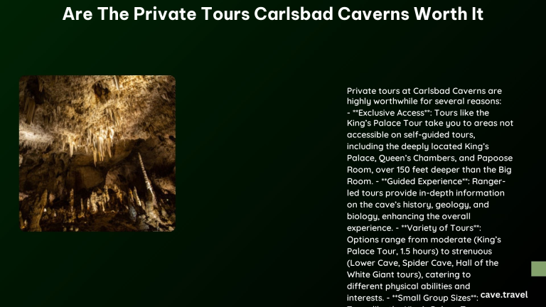 are the private tours carlsbad caverns worth it