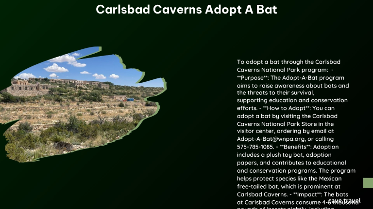 carlsbad caverns adopt a bat