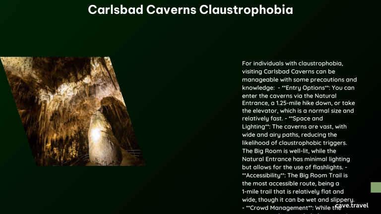 carlsbad caverns claustrophobia