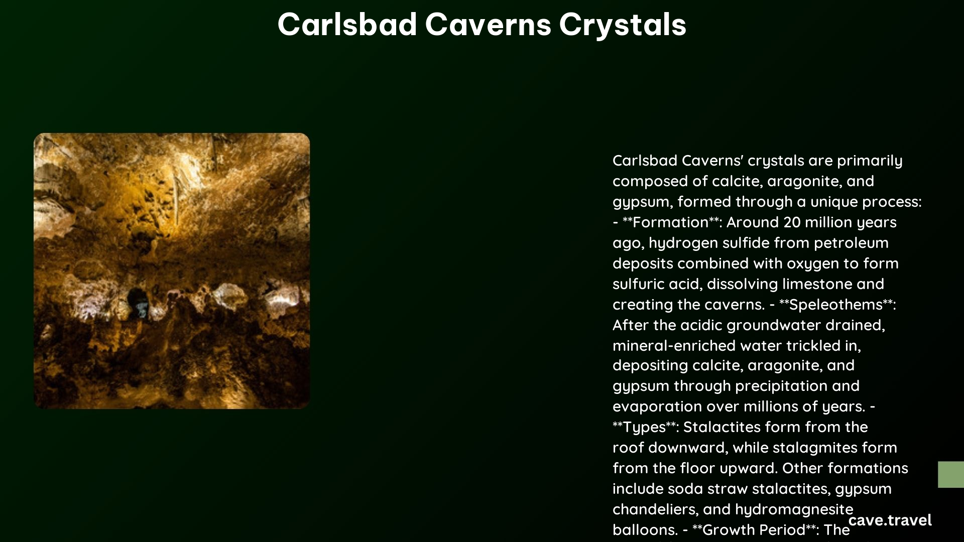 carlsbad caverns crystals