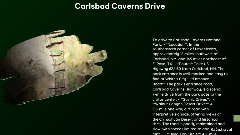 carlsbad caverns drive