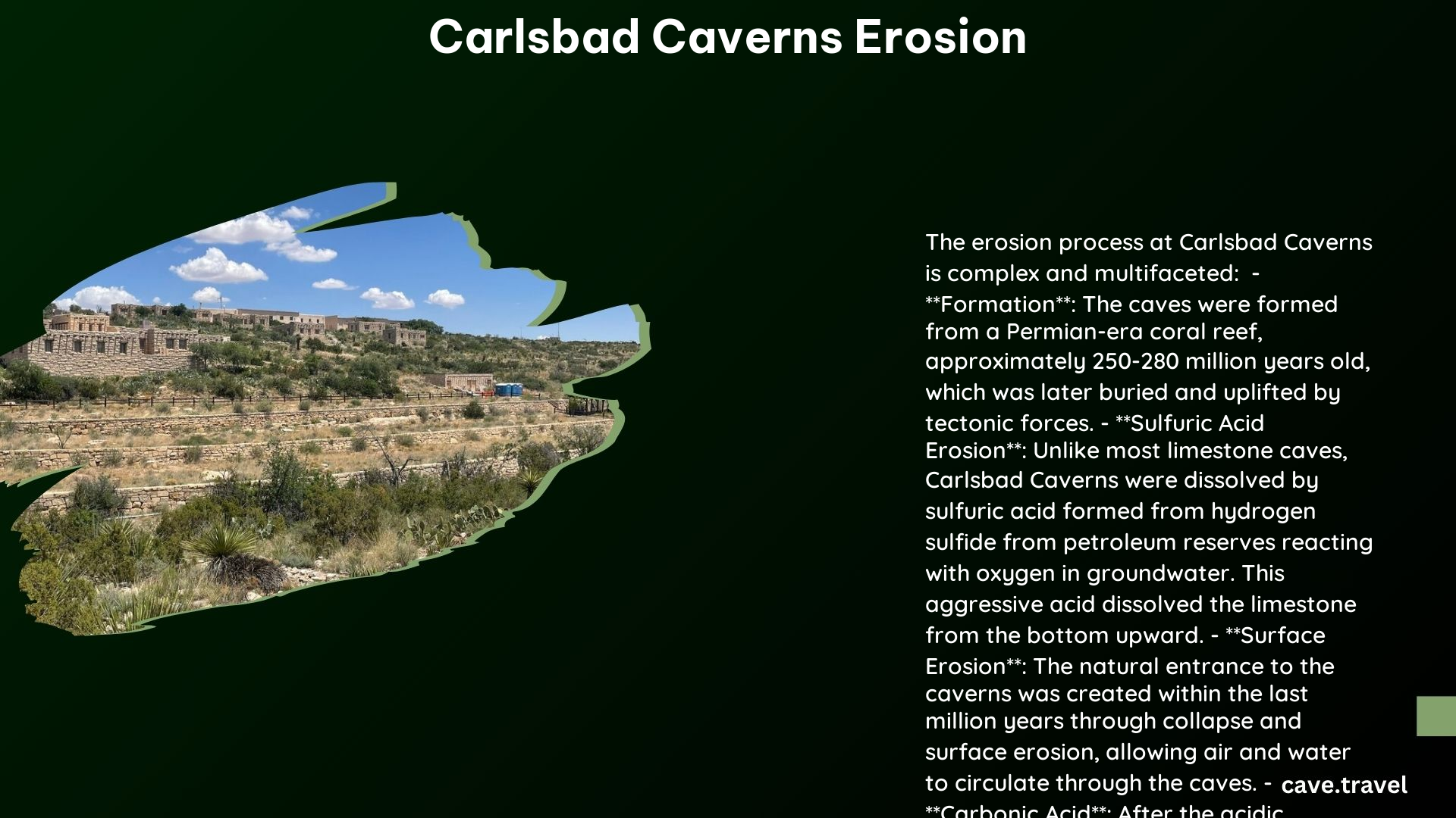 carlsbad caverns erosion