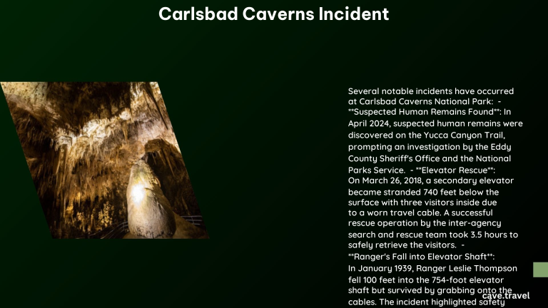 carlsbad caverns incident