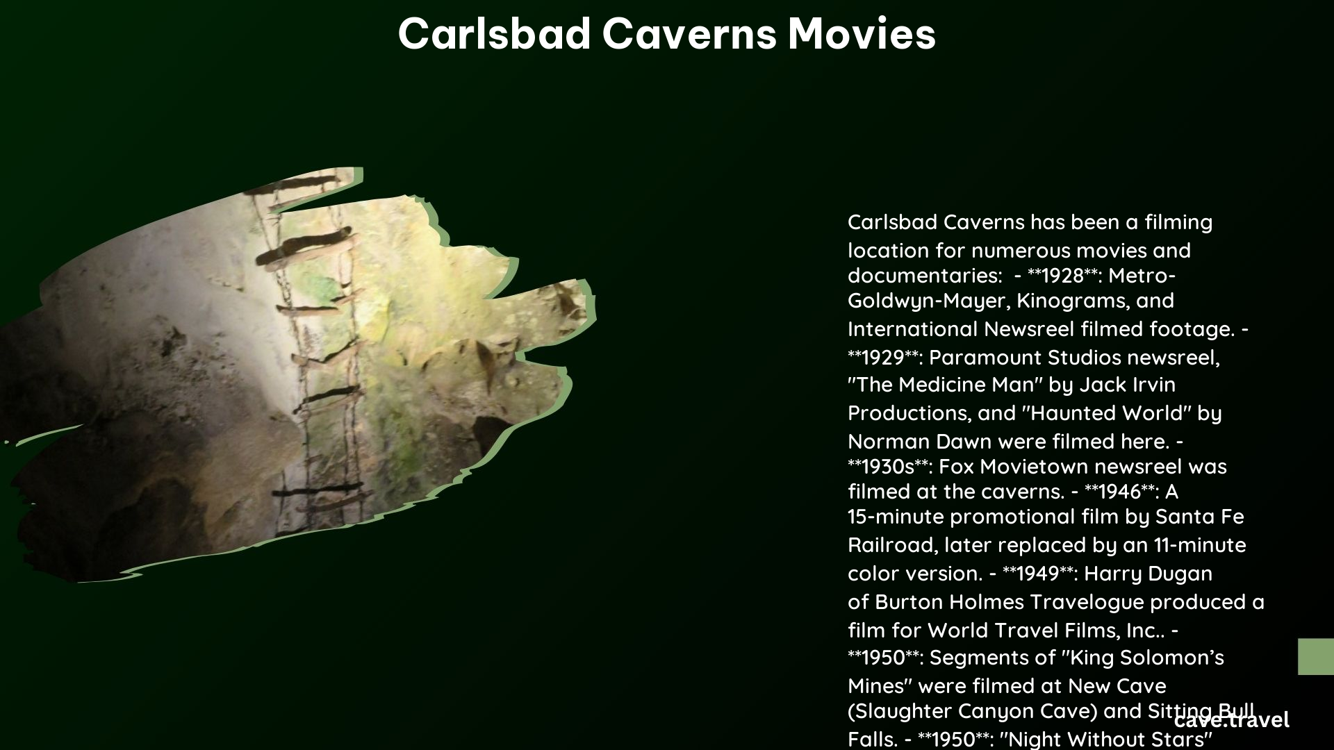 carlsbad caverns movies