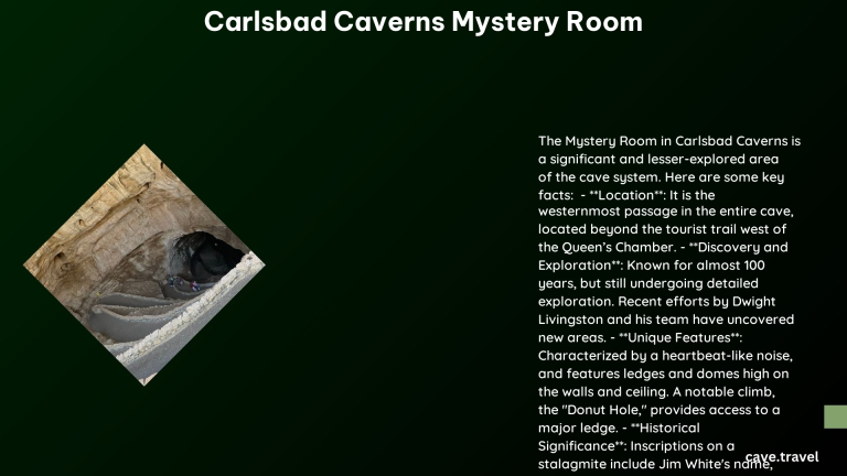 carlsbad caverns mystery room