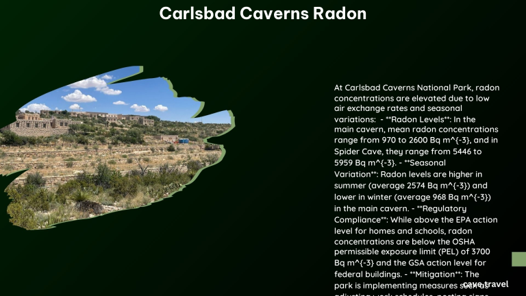 carlsbad caverns radon