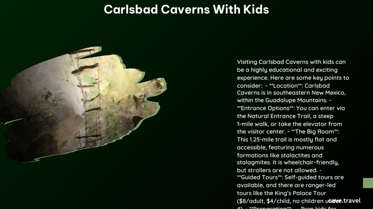 carlsbad caverns with kids