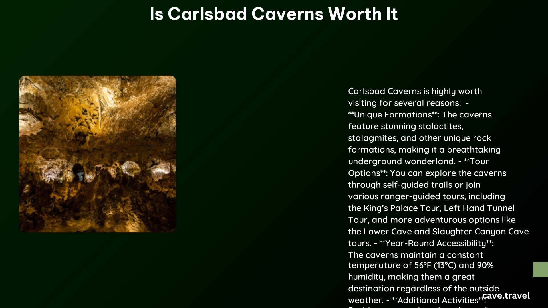 is carlsbad caverns worth it